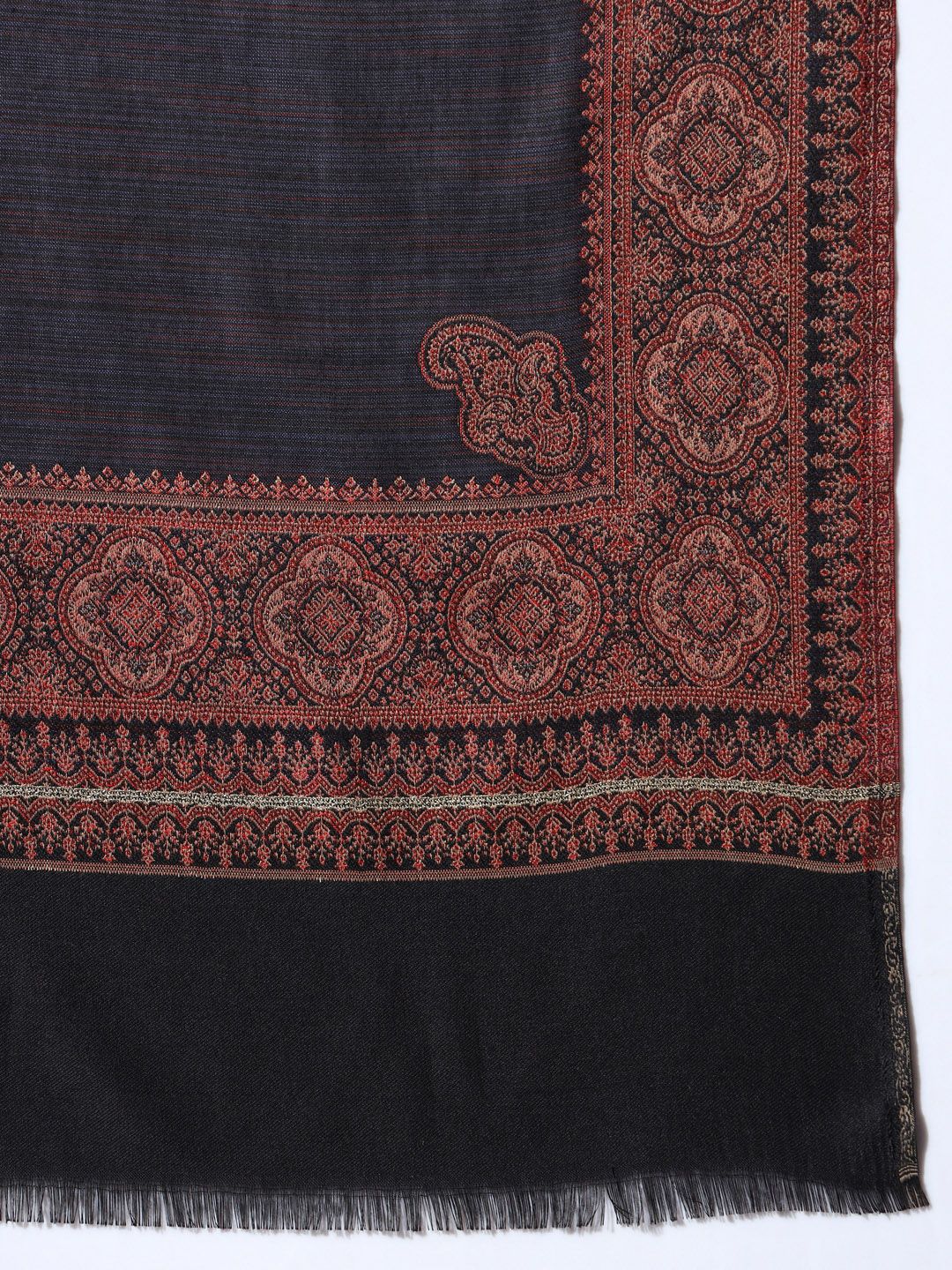 Dhiyona PA Ethnic Motifs Woven Design Jamawar Shawl