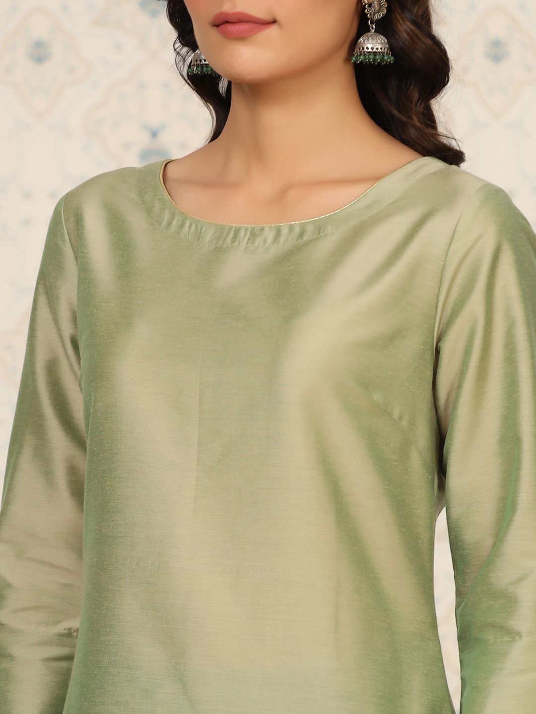 Dhiyona OD Round Neck Kurta With Palazzos