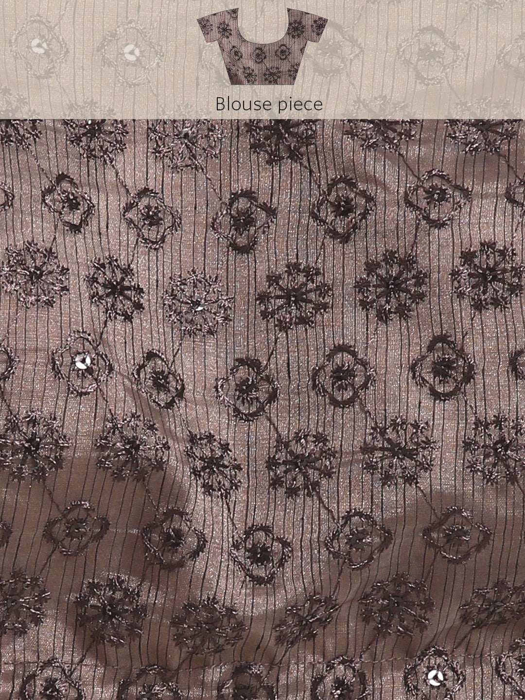 Dhiyona GR Women's Aahana Faded Purple Satin Saree