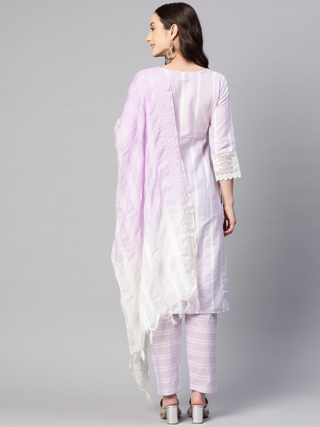 Dhiyona RV Women's south cotton Kurta Set With Dupatta