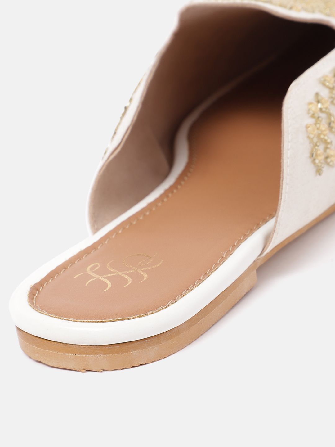 Dhiyona HOP Women Ethnic Embellished Mules