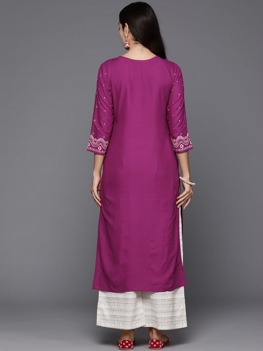 Dhiyona IE Pack of 2 Ethnic Motifs Printed Kurta