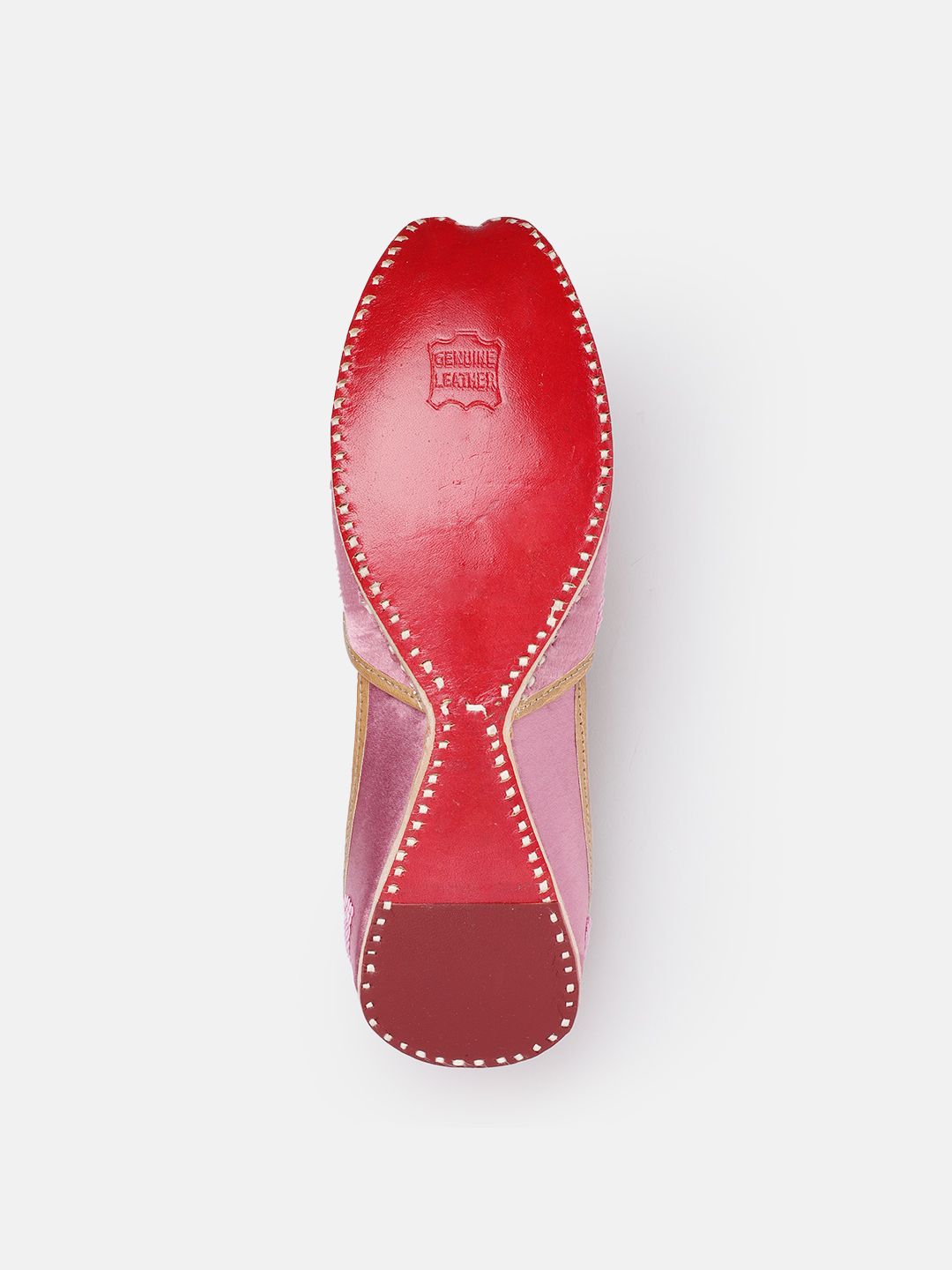 Dhiyona HOP Women Ethnic Embellished Leather Mojaris