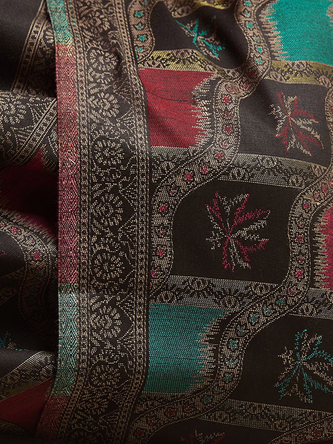 Dhiyona PA Ethnic Motifs Woven Design Shameem Kaani Shawl