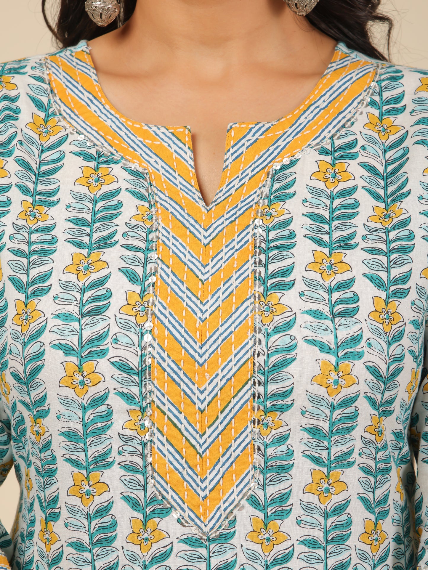 Women's Cotton White Straight Kurta