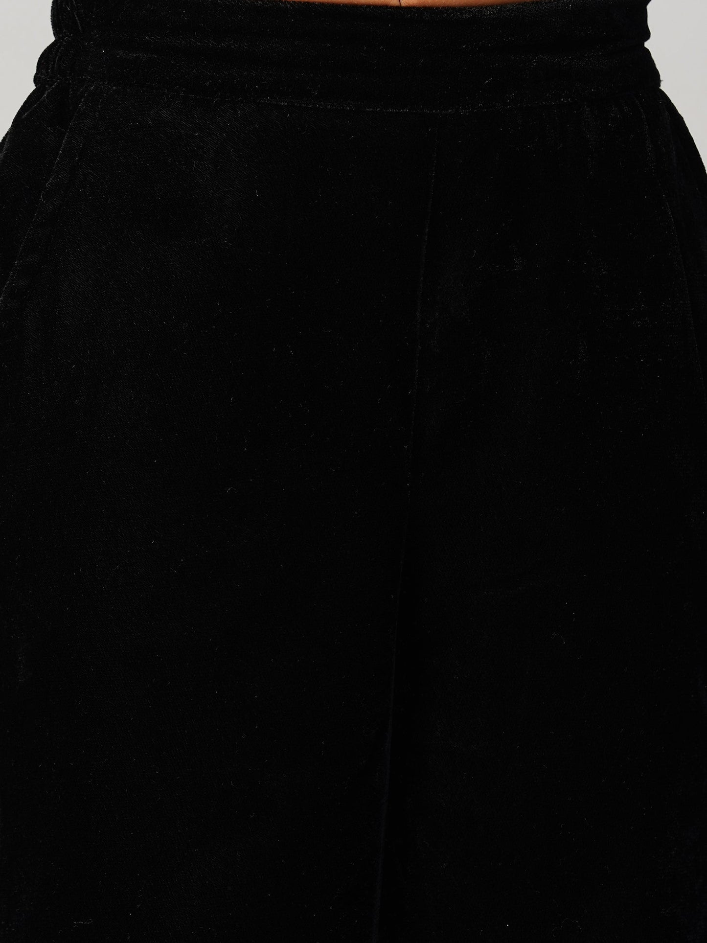 Glam Up Girls Shimmer Black Party Top