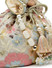 Dhiyona NR Dangle Off White & Pastel Multi Floral Embellished Georgette Potli