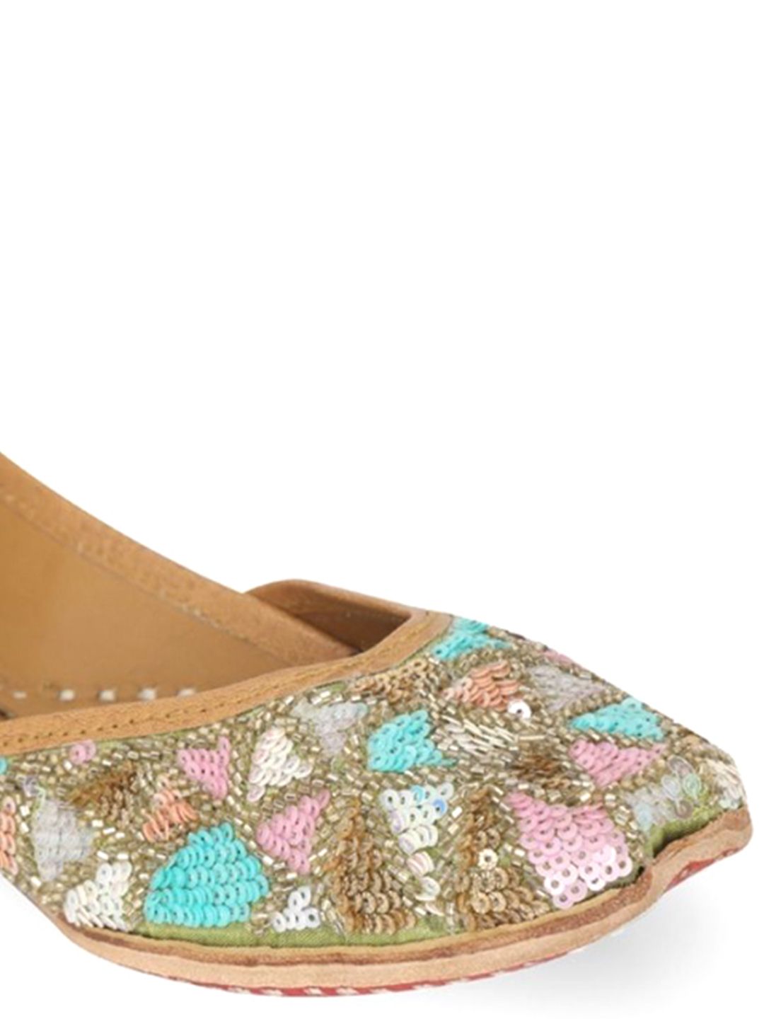 Dhiyona HOP Women Embellished Mojaris Flats