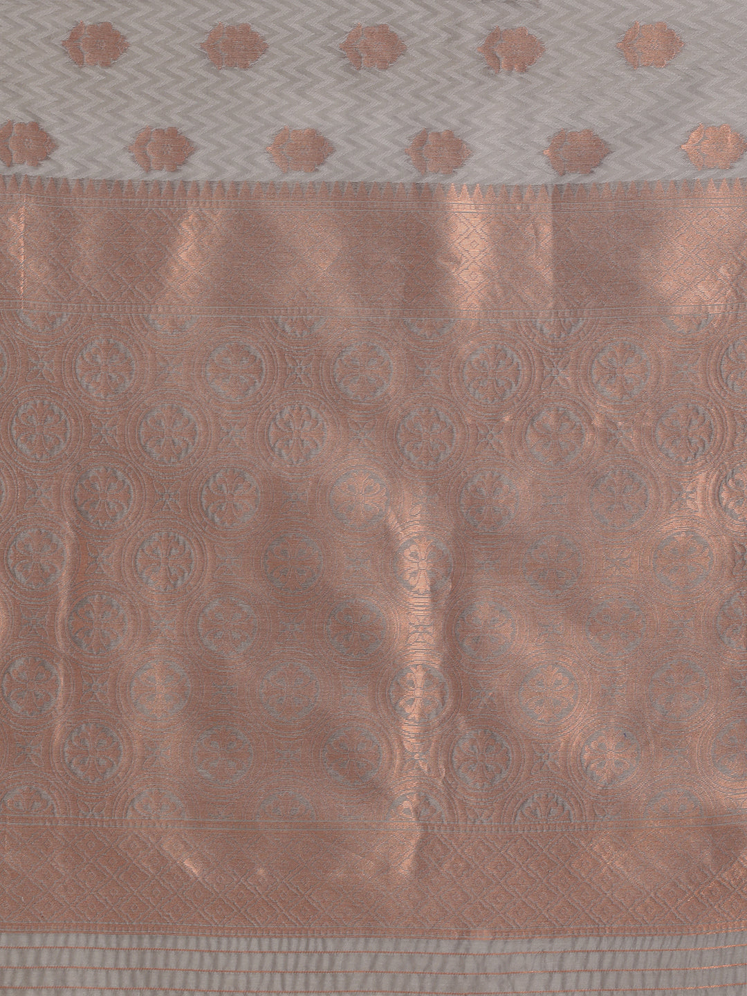 Dhiyona GR Women's Meera Grey Silk Blend Saree