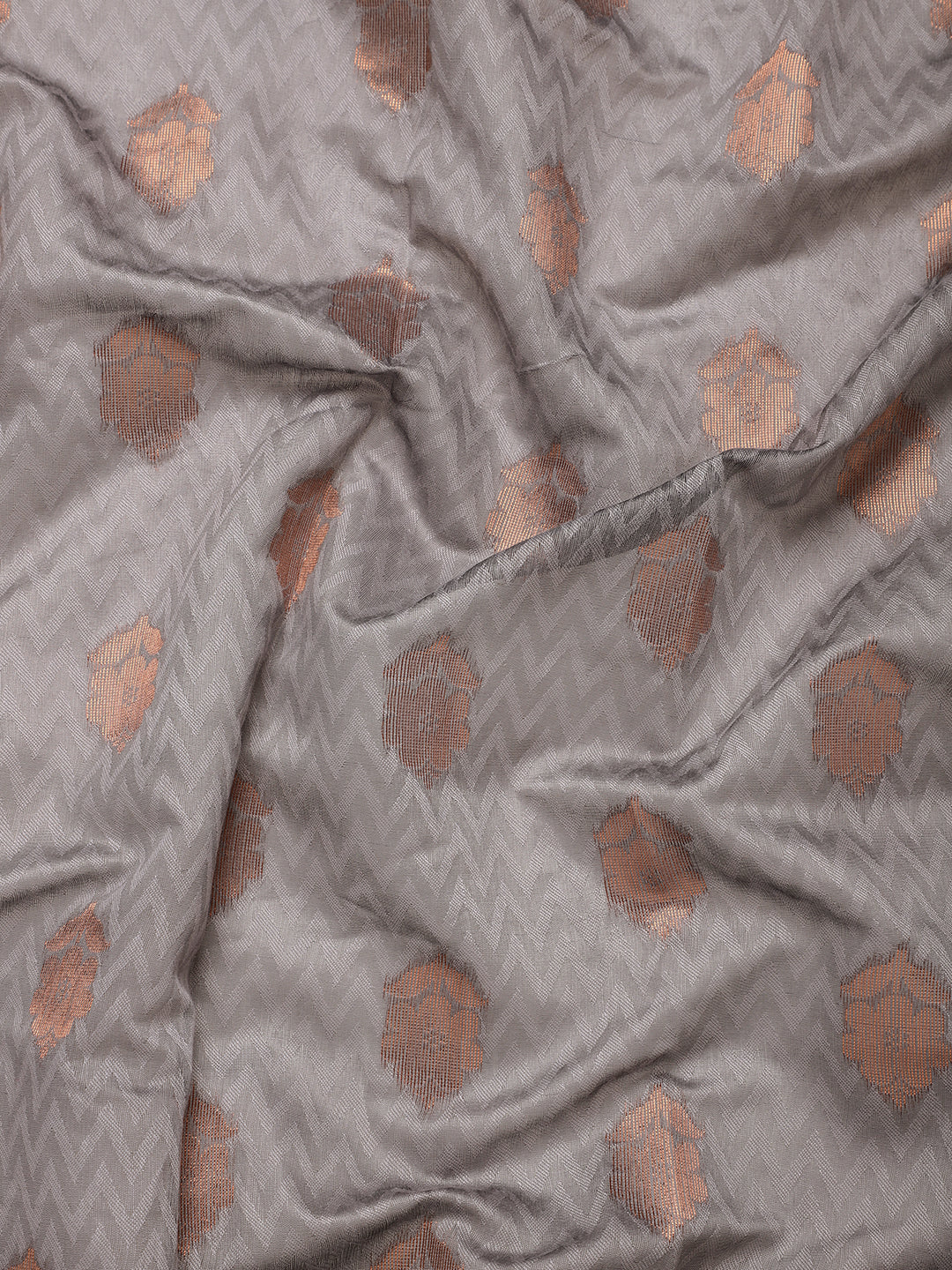 Dhiyona GR Women's Meera Grey Silk Blend Saree