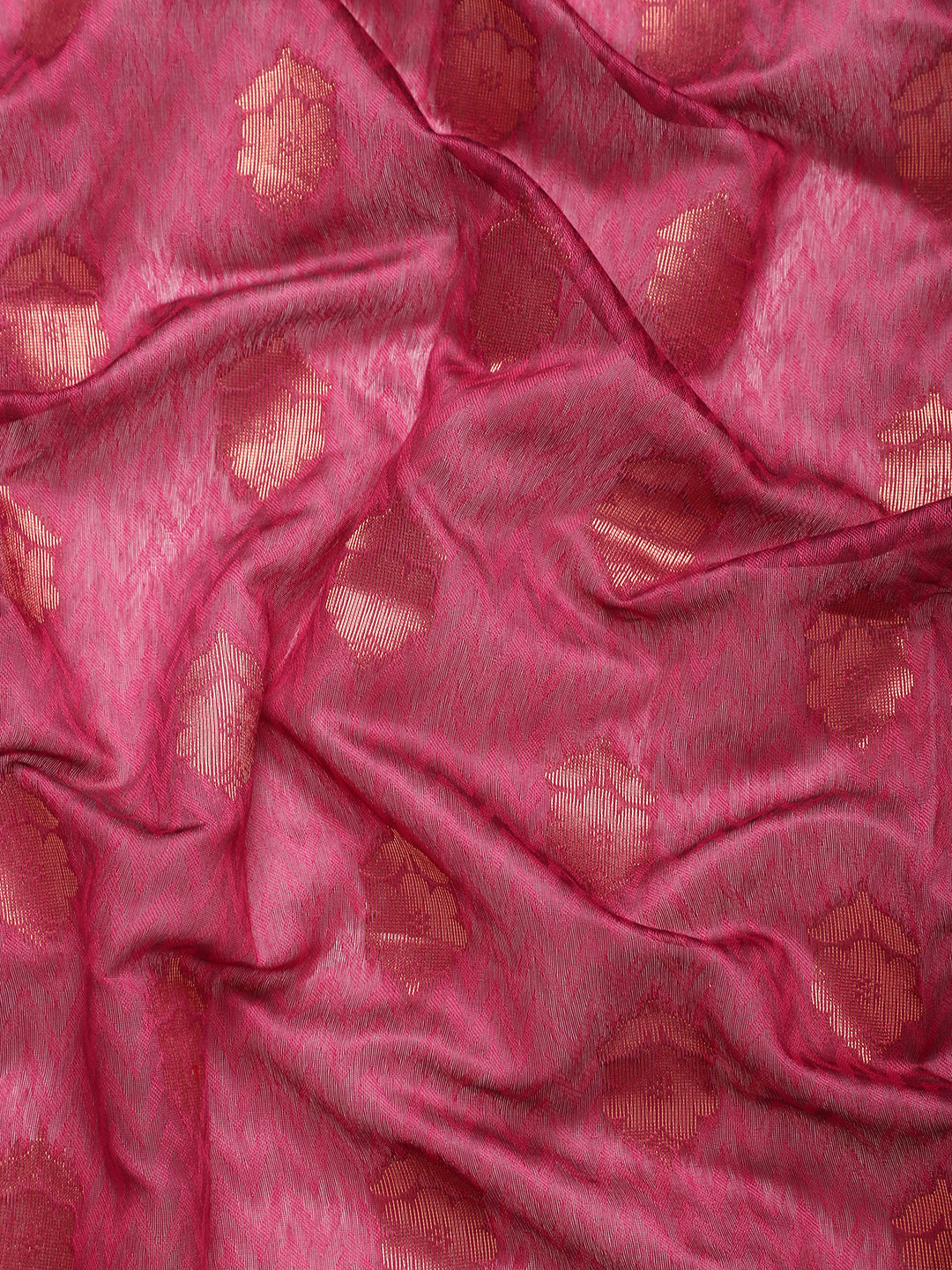 Dhiyona GR Women's Meera Magenta Pink Silk Blend Saree
