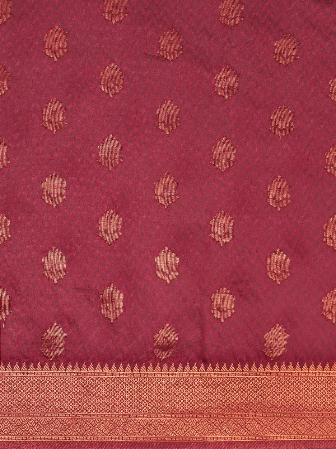 Dhiyona GR Women's Meera Magenta Pink Silk Blend Saree