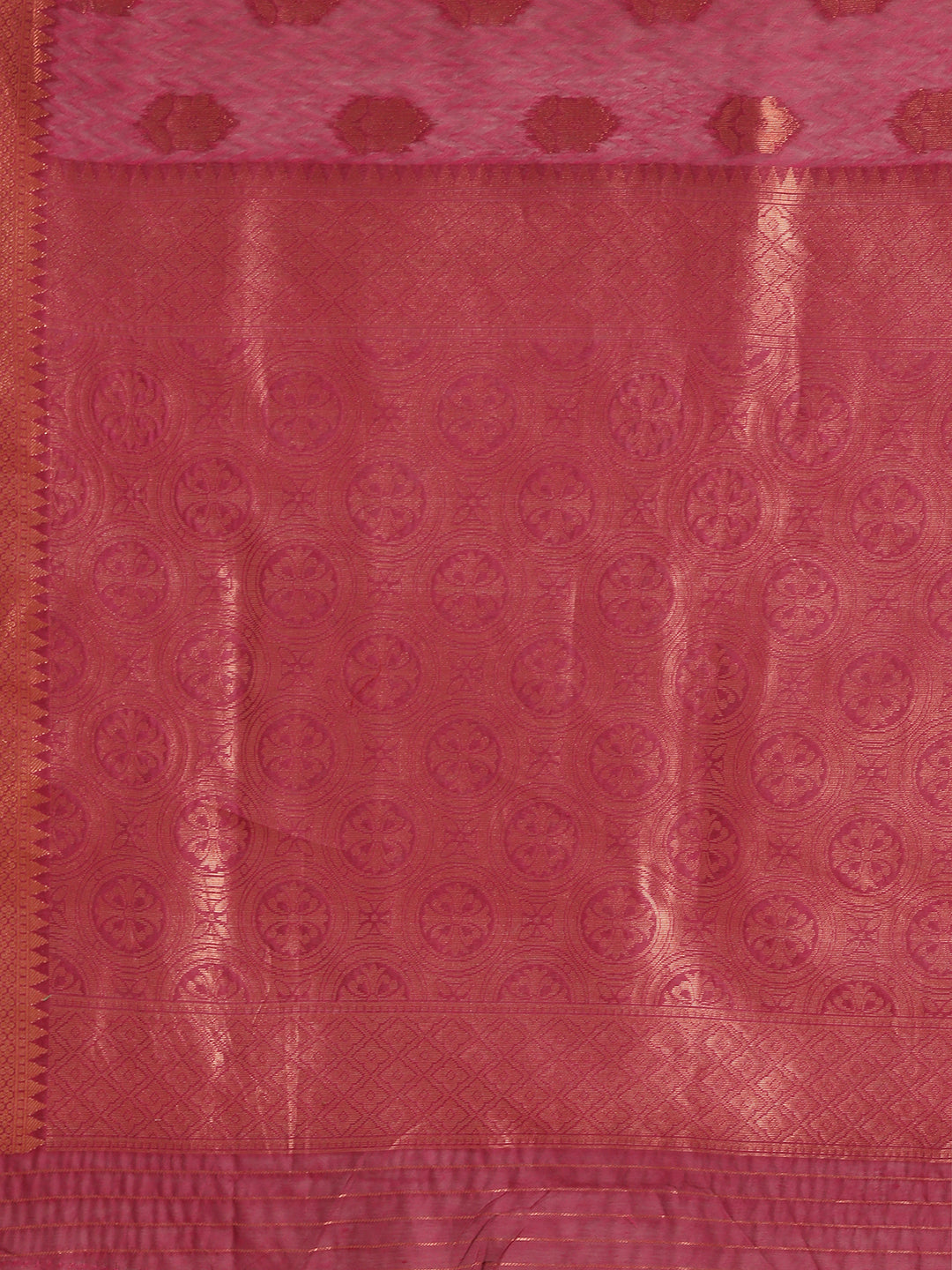 Dhiyona GR Women's Meera Magenta Pink Silk Blend Saree
