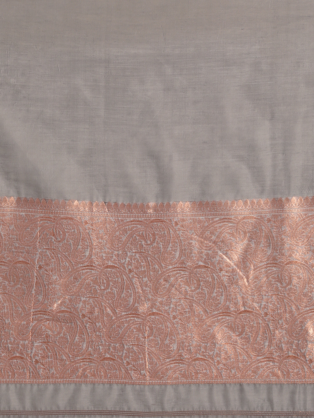 Dhiyona GR Women's Monalisa Mouse Grey Silk Blend Saree