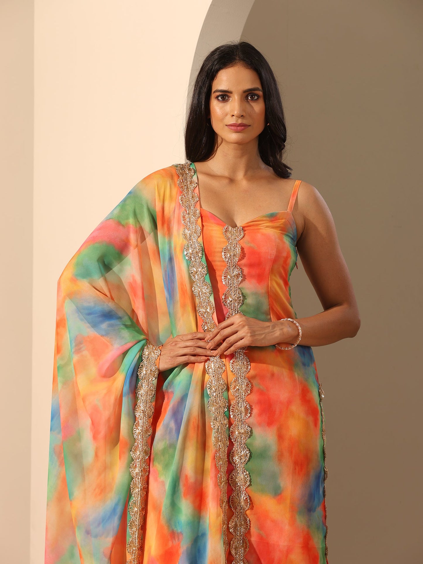 Gul-Rangbirangi Suit Set