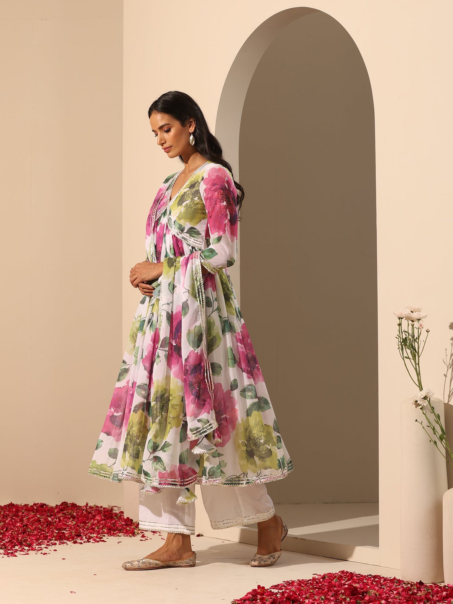 Gul Gulistan Anarkali Set