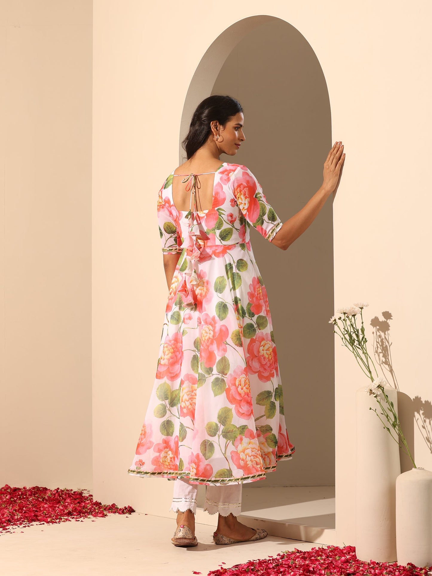Gul Noor Anarkali Set