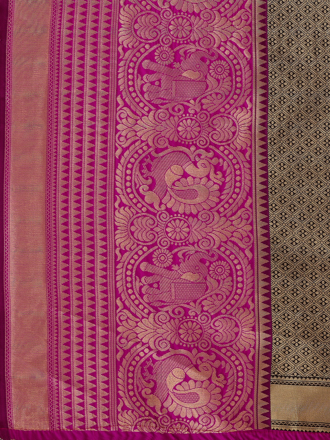 Dhiyona RV Women's Banarasi Silk With silver Zari weaving Saree ( KVD1182 )