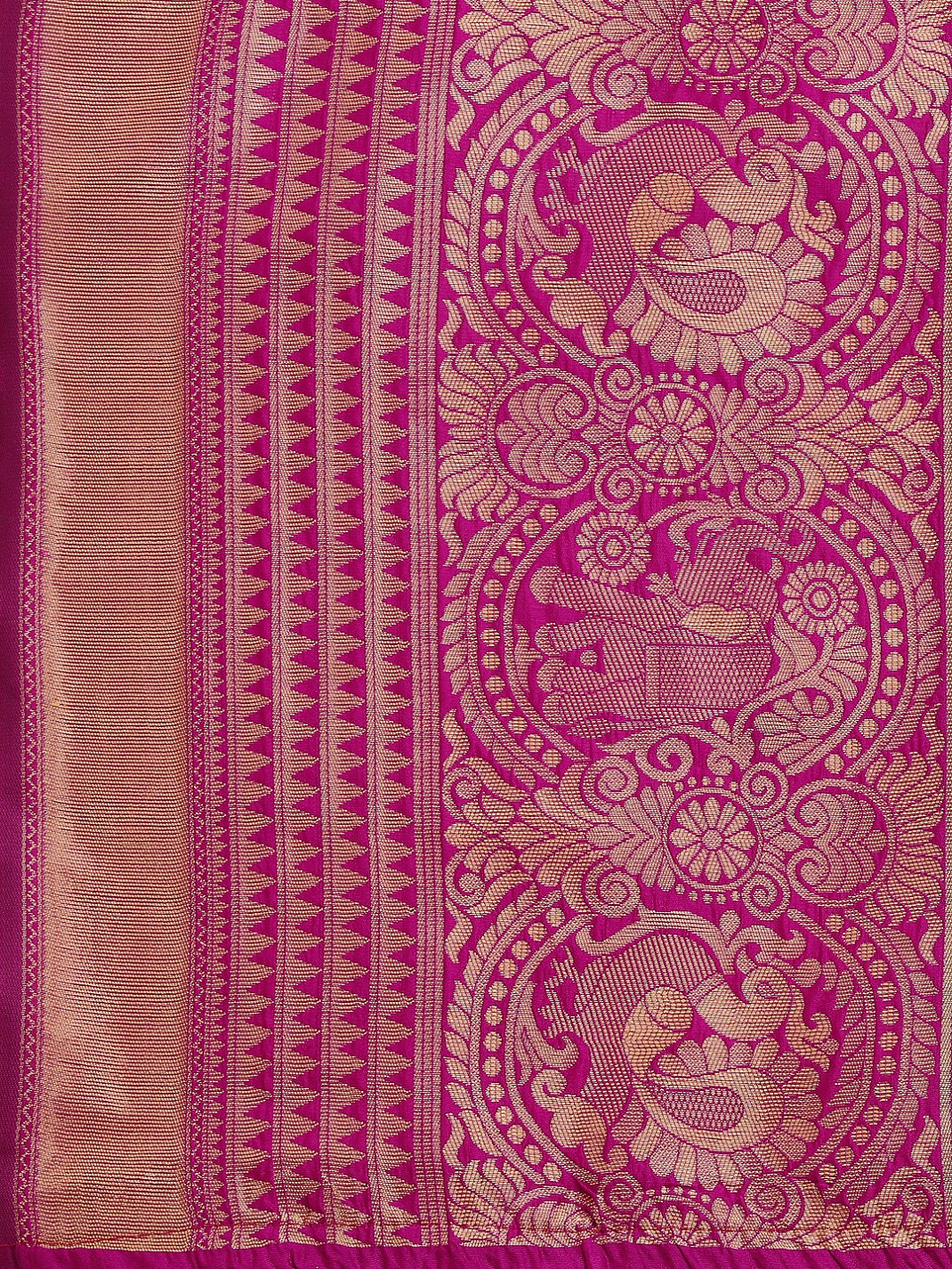 Dhiyona RV Women's Banarasi Silk With silver Zari weaving Saree ( KVD1184 )