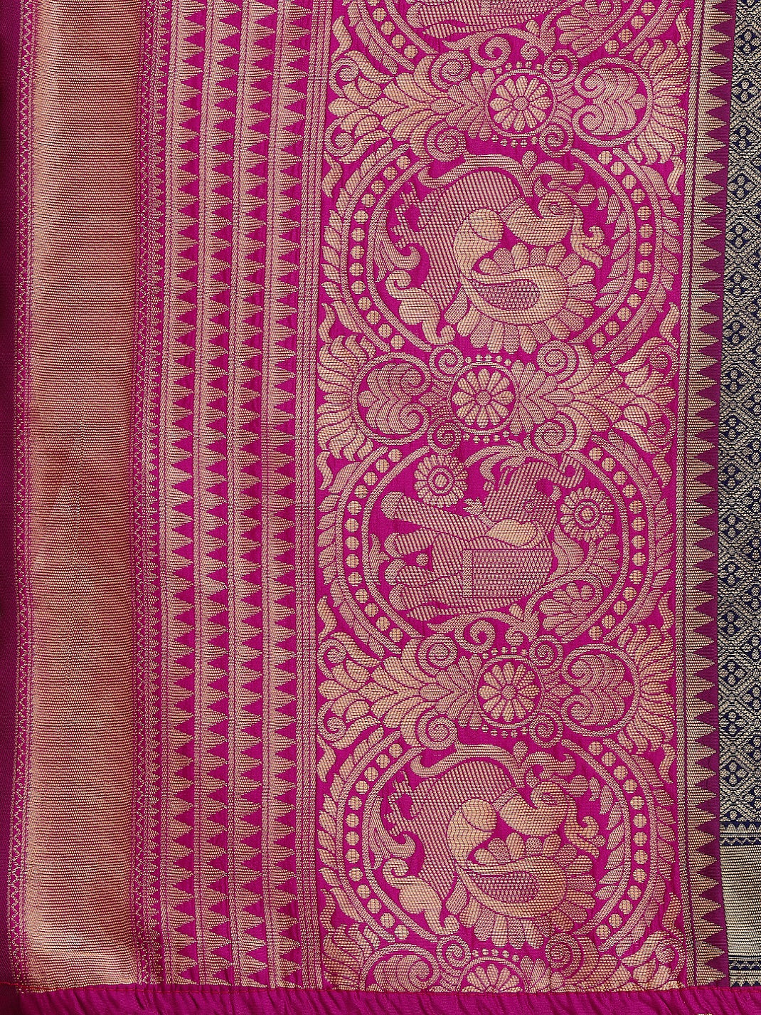 Dhiyona RV Women's Banarasi Silk With silver Zari weaving Saree ( KVD1187 )
