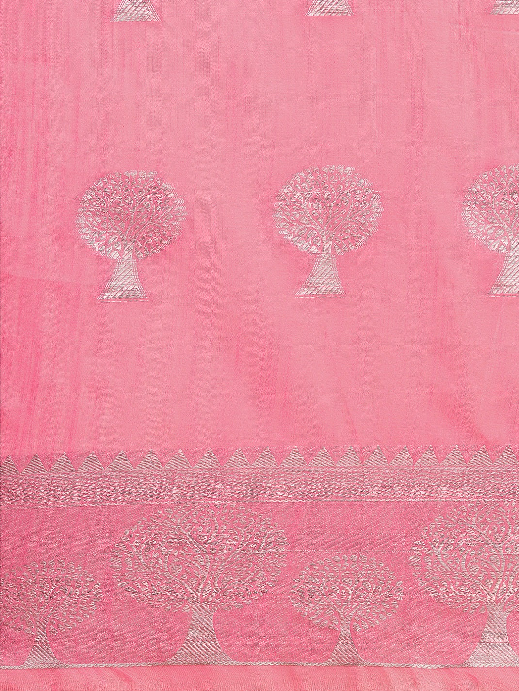 Dhiyona RV Women's Banarasi Cotton Silk With Silver Zari weaving Saree ( KVD1194 )