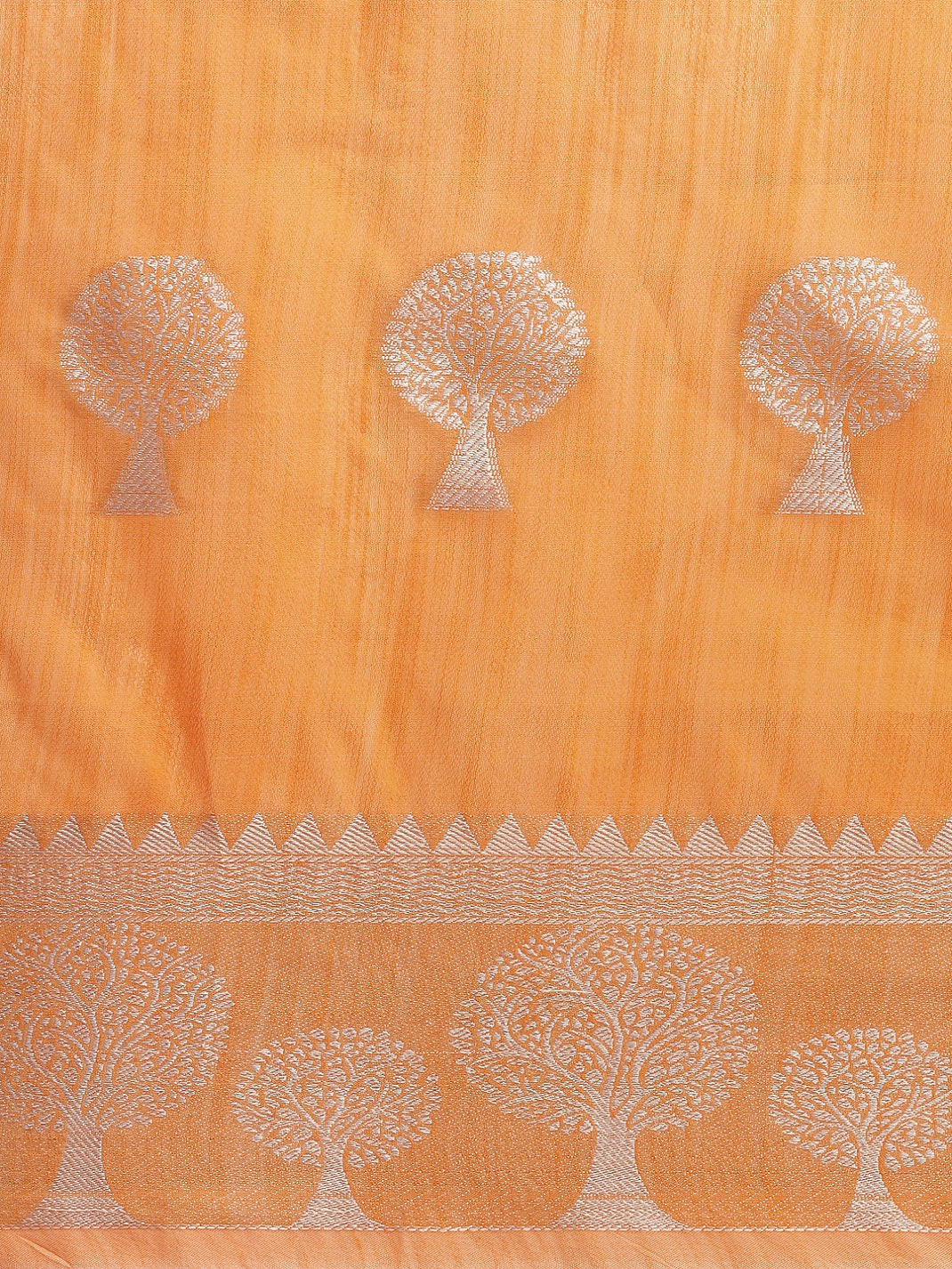 Dhiyona RV Women's Banarasi Cotton Silk With Silver Zari weaving Saree ( KVD1199 )
