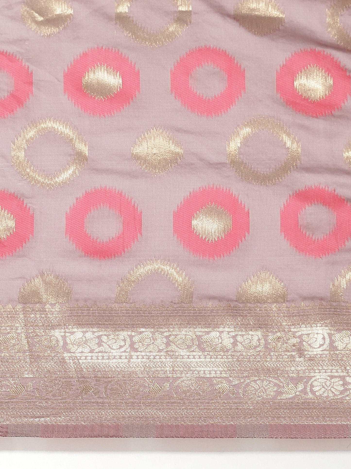 Dhiyona RV Women's Exquisite Banarasi Jacquard Handloom Silk Saree with Blouse ( KVD1865 )