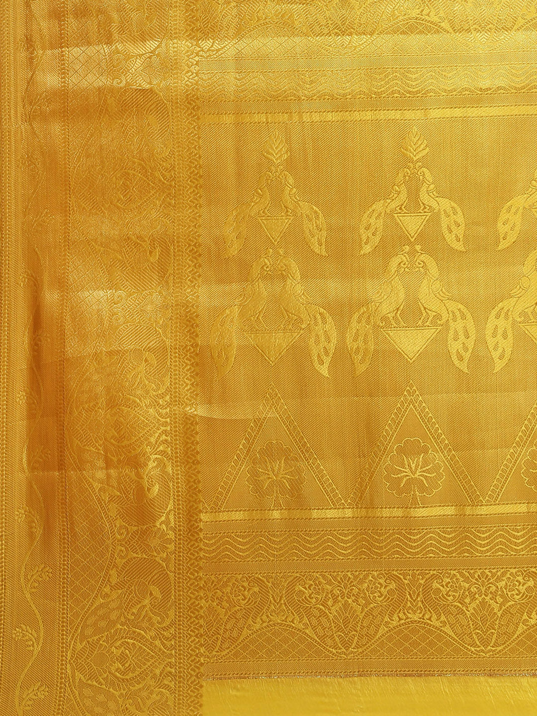 Dhiyona RV Women's Royal Banarasi Cotton Silk Zari Woven Saree with Matching Blouse ( KVD1694 )