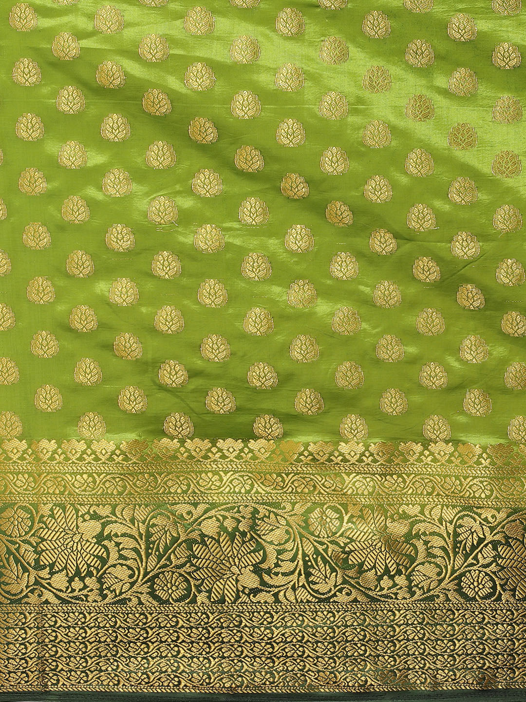Dhiyona RV Women's Banarasi Cotton Silk With Zari weaving Saree ( KVD1000 )