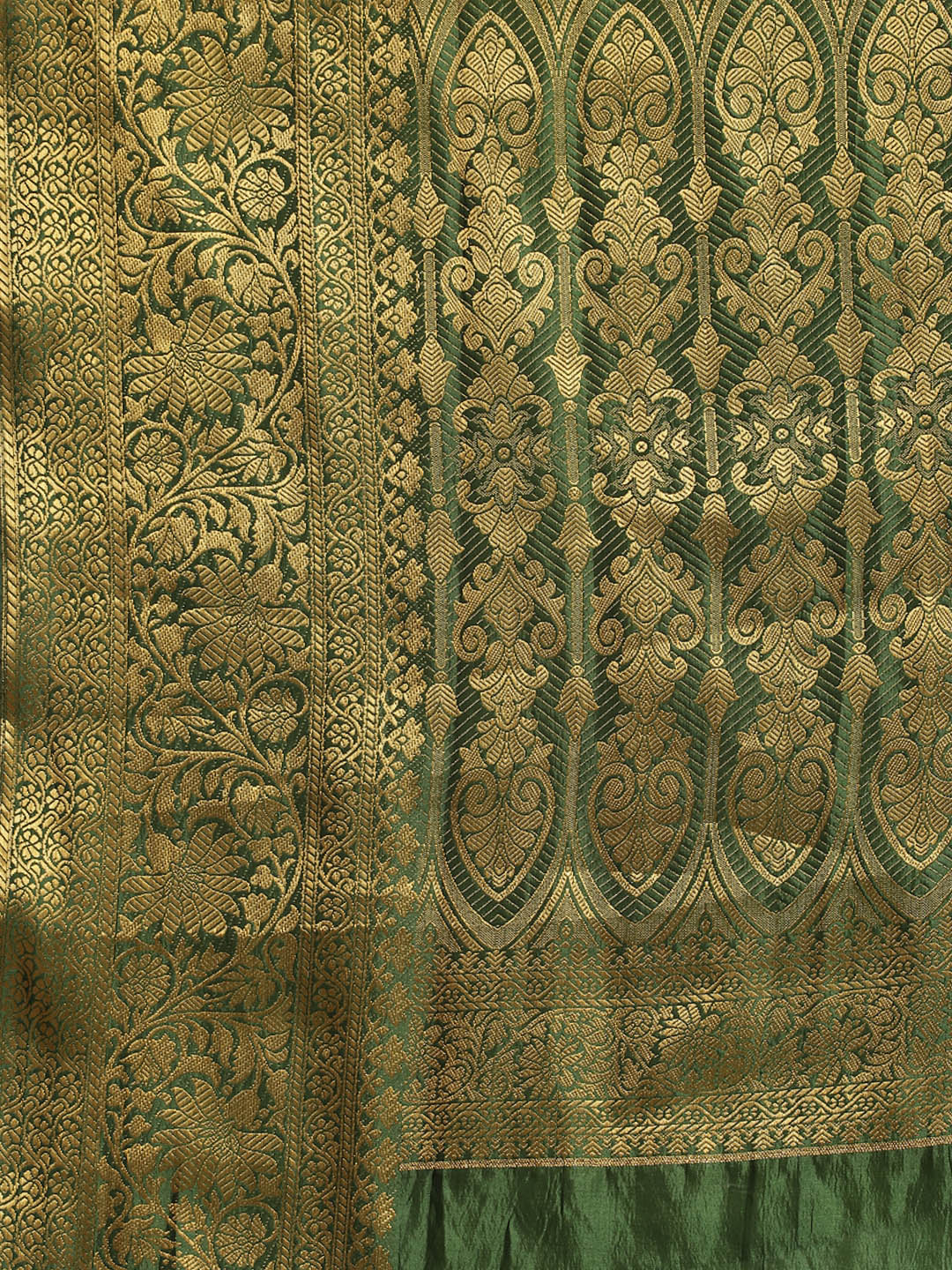 Dhiyona RV Women's Banarasi Cotton Silk With Zari weaving Saree ( KVD1003 )