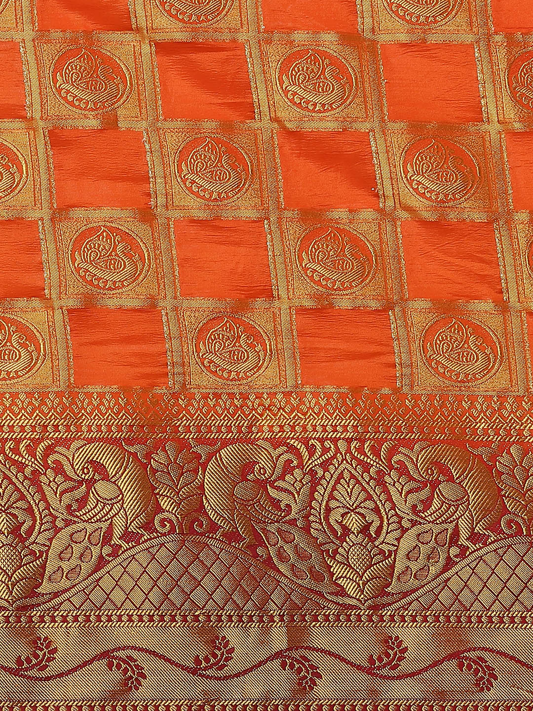 Dhiyona RV Women's Banarasi Silk With Jacquard Print Saree ( KVD1143 )
