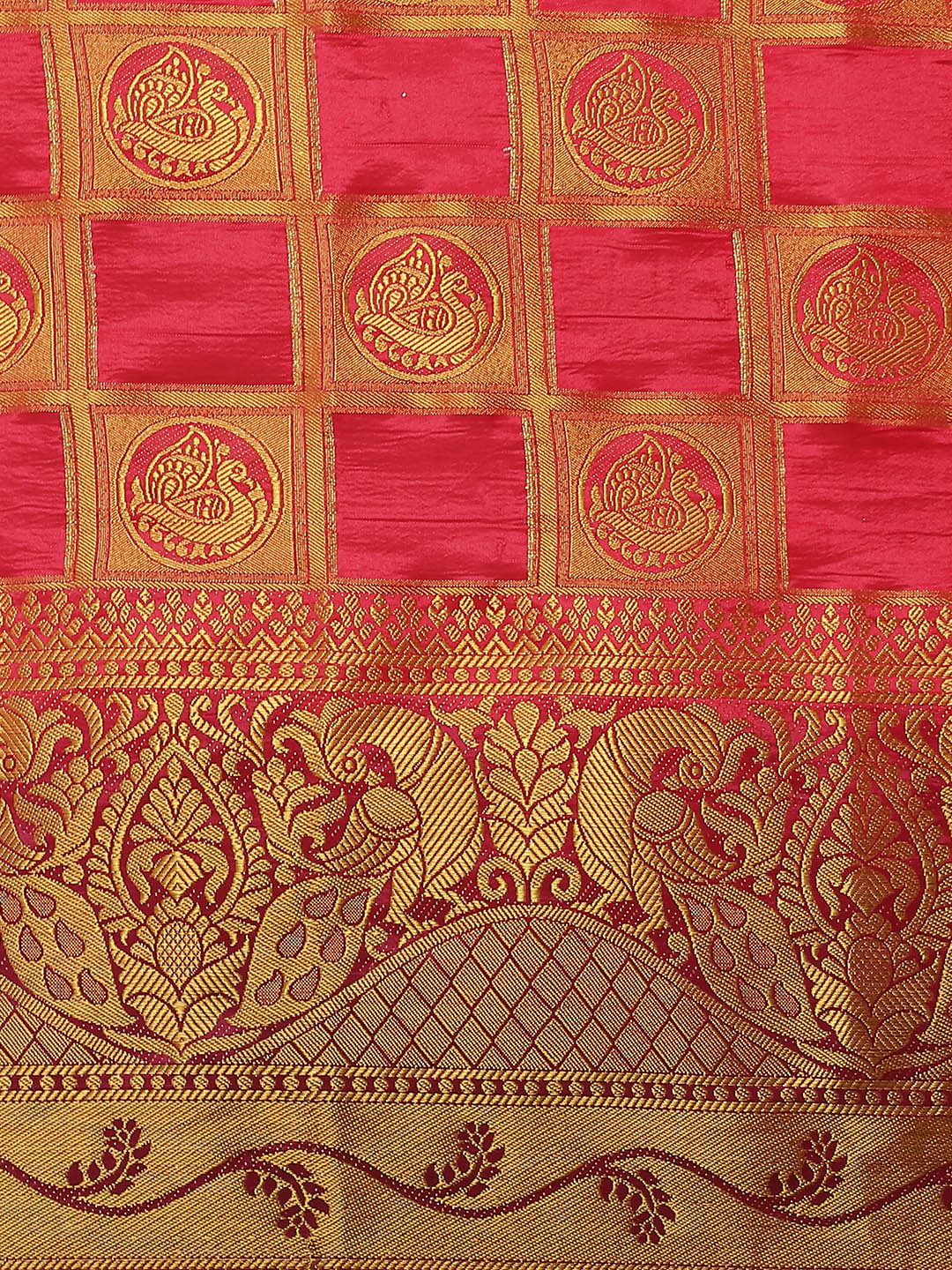 Dhiyona RV Women's Banarasi Silk With Jacquard Print Saree ( KVD1144 )