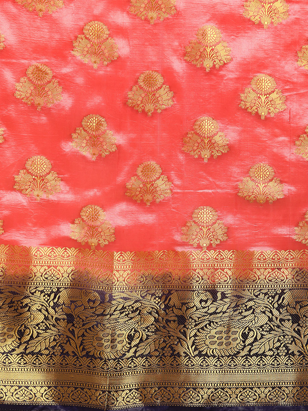 Dhiyona RV Women's Banarasi Silk With Jacquard Print Saree ( KVD1298 )
