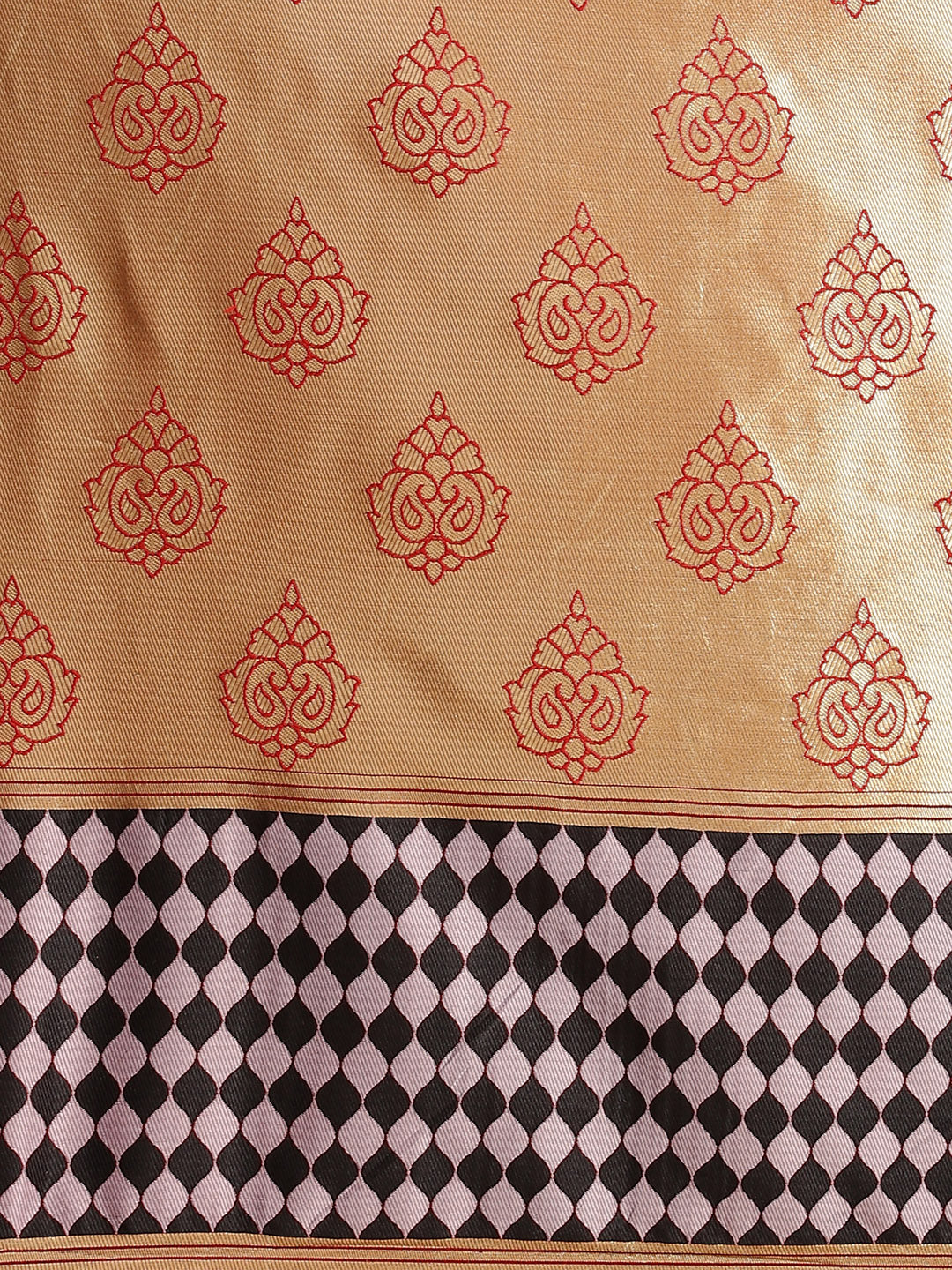 Dhiyona RV Women's Banarasi Silk With Silver Zari Weaving Saree ( KVD1376 )