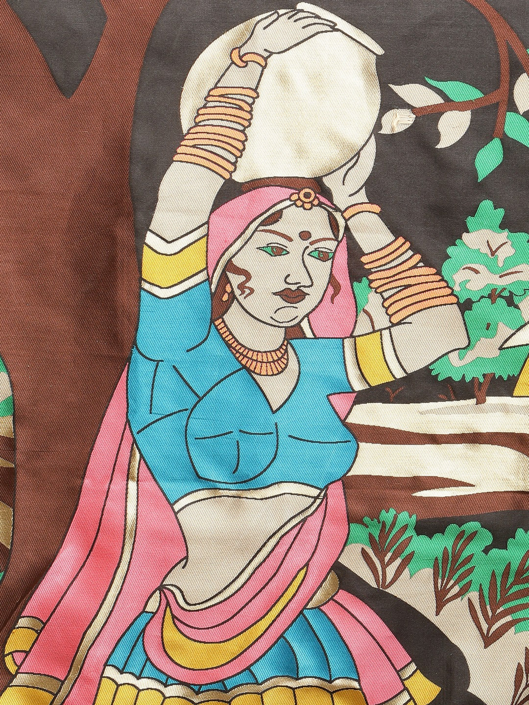 Dhiyona RV Women's Banarasi Jacquard With Zari Weaving And Printed Saree ( KVD1437 )
