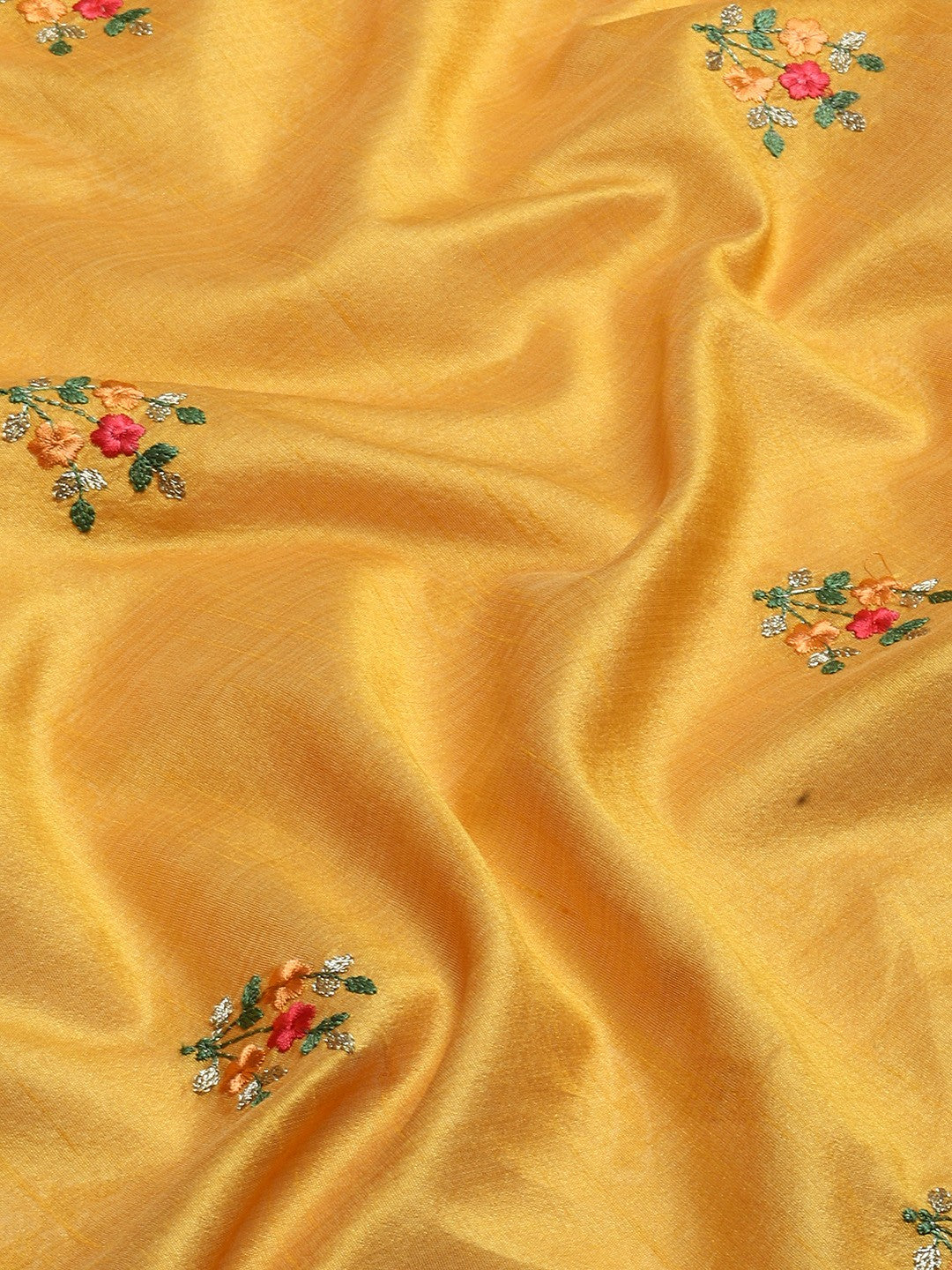 Dhiyona RV Women's Elegant Assam Cotton Silk Embroidered Saree with Temple Contrast Border ( KVD1699 )