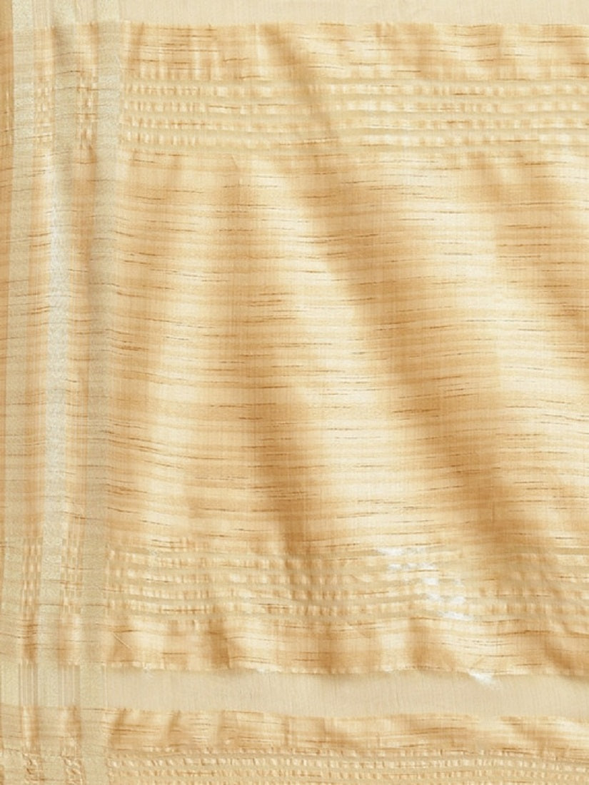 Dhiyona RV Women's Organza Zari Weaving Saree With Blouse ( KVD1707 )