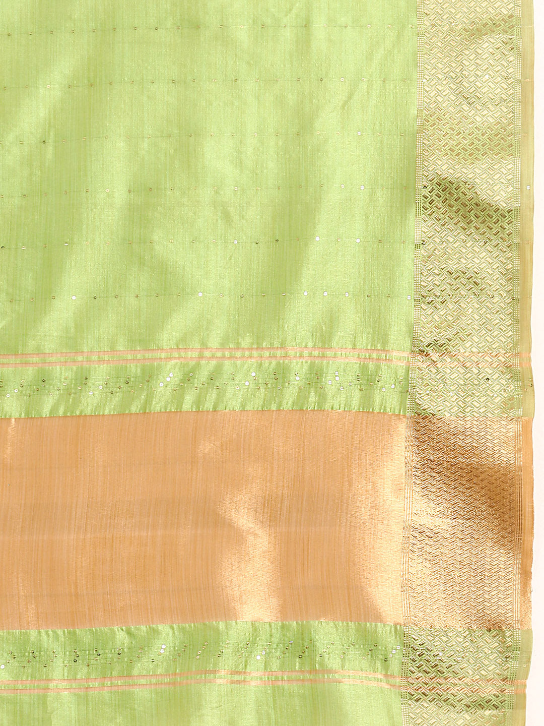 Dhiyona RV Women's Designer Assam Cotton Silk Saree with Golden Border & Sequins Weaving With Blouse ( KVD2013 )