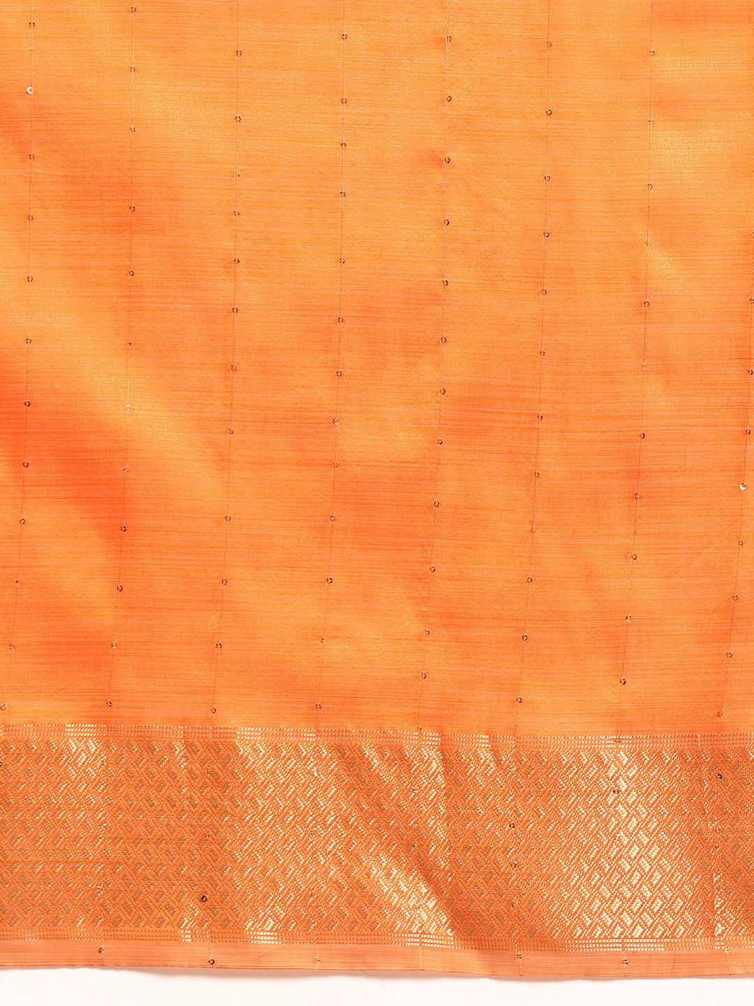 Dhiyona RV Women's Designer Assam Cotton Silk Saree with Golden Border & Sequins Weaving With Blouse ( KVD2015 )