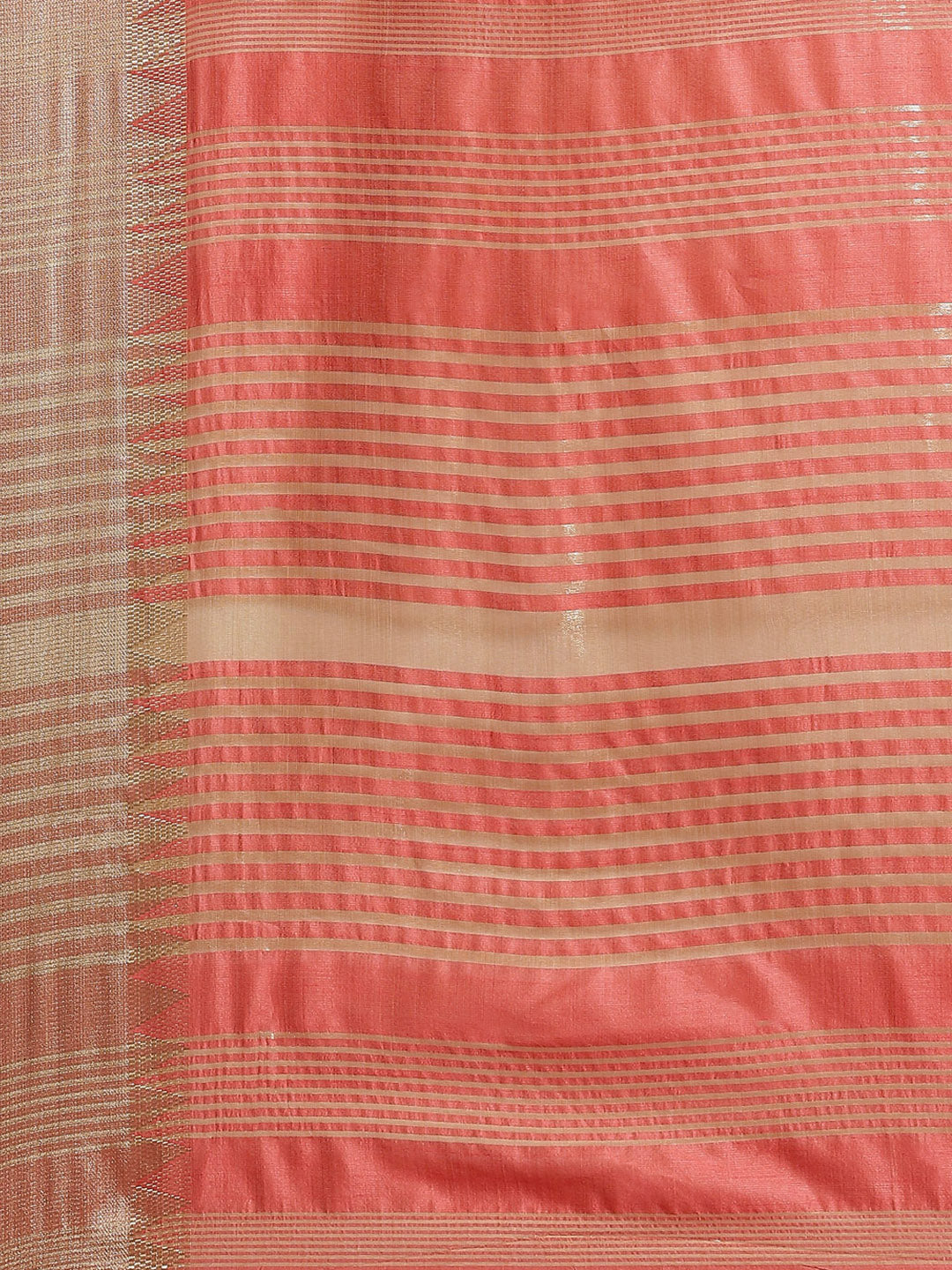 Dhiyona RV Women's Elegant Assam Cotton Silk Saree with Colorful Thread Embroidery & Temple Border With Blouse ( KVD2047 )