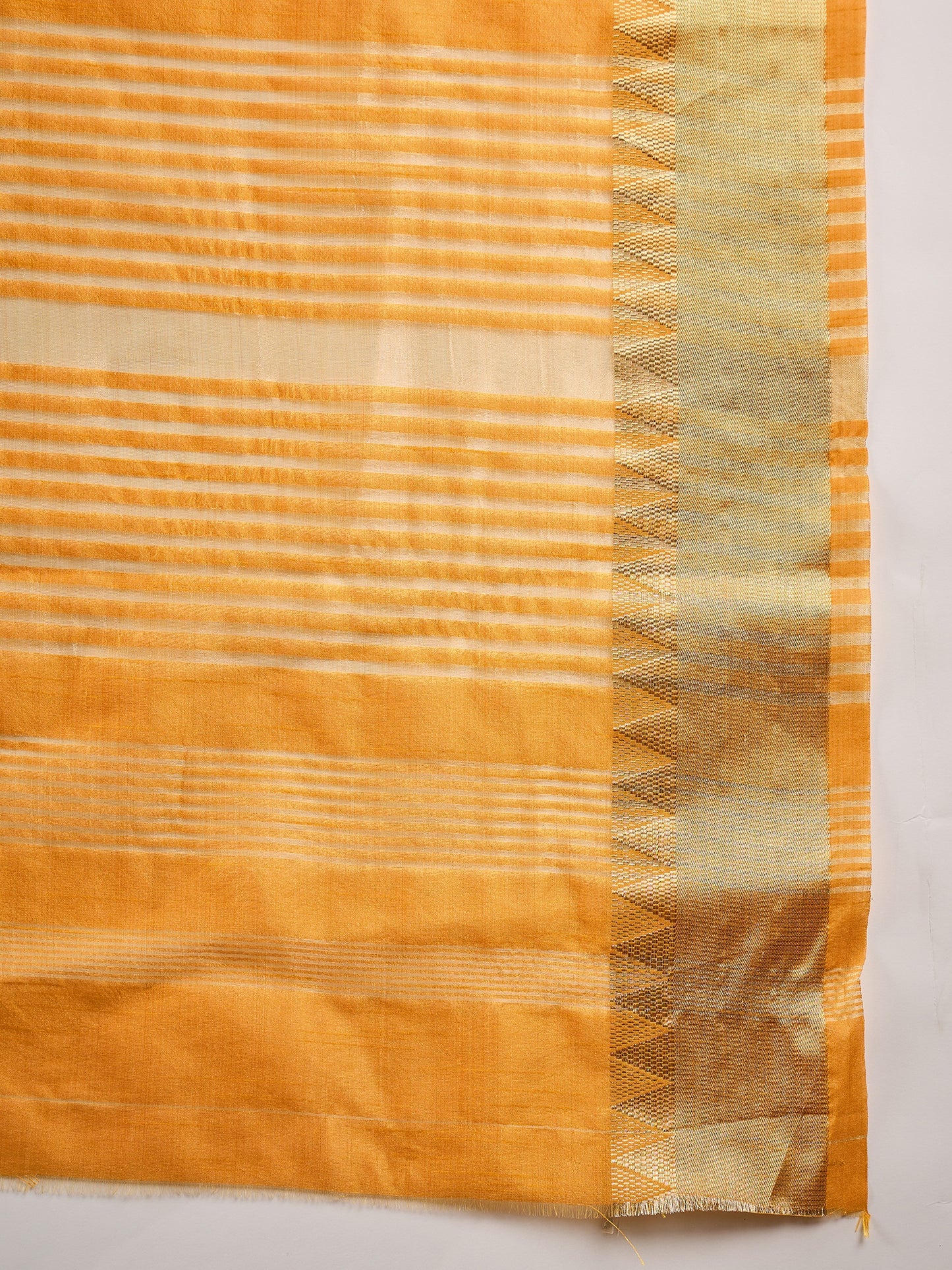 Dhiyona RV Women's Assam Cotton Silk Saree with Multi Thread Embroidery & Zari Temple Border With Blouse ( KVD2135 )
