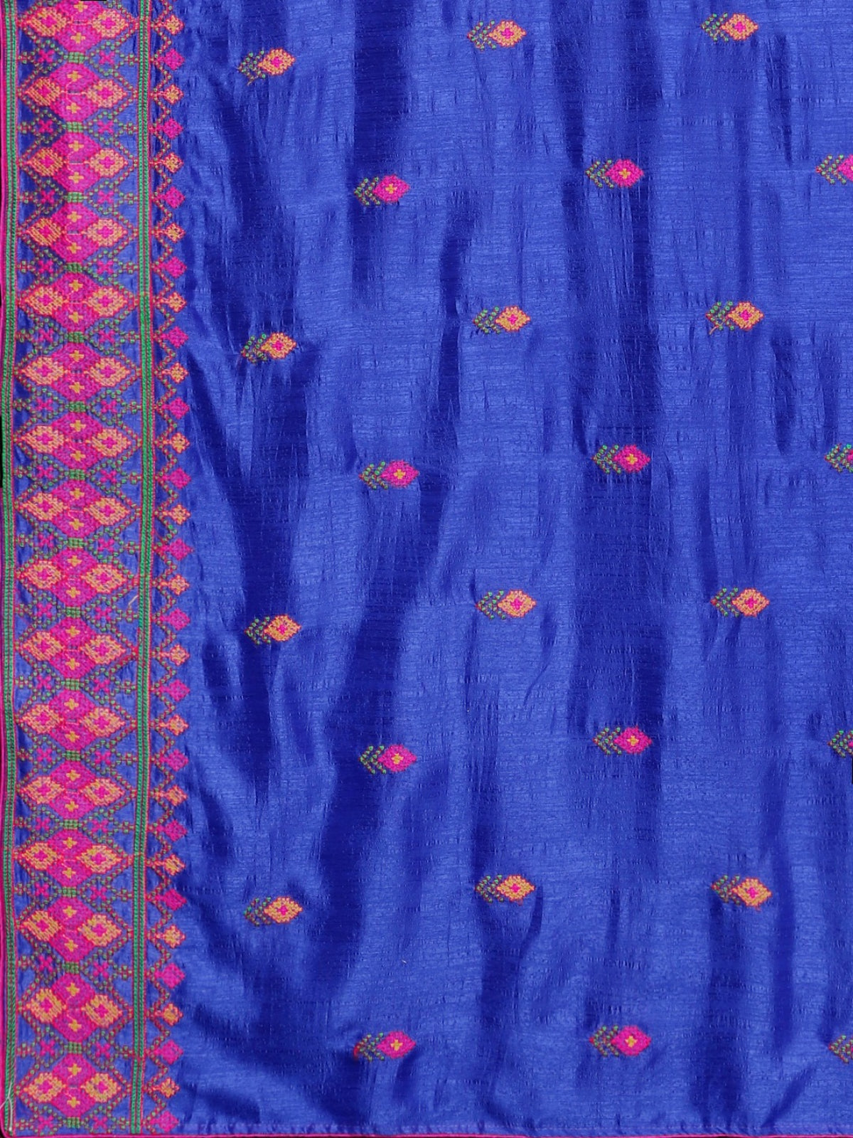 Dhiyona RV Women's Georgette Thread Embroidered border Party/casual Wear Saree (KVD585)