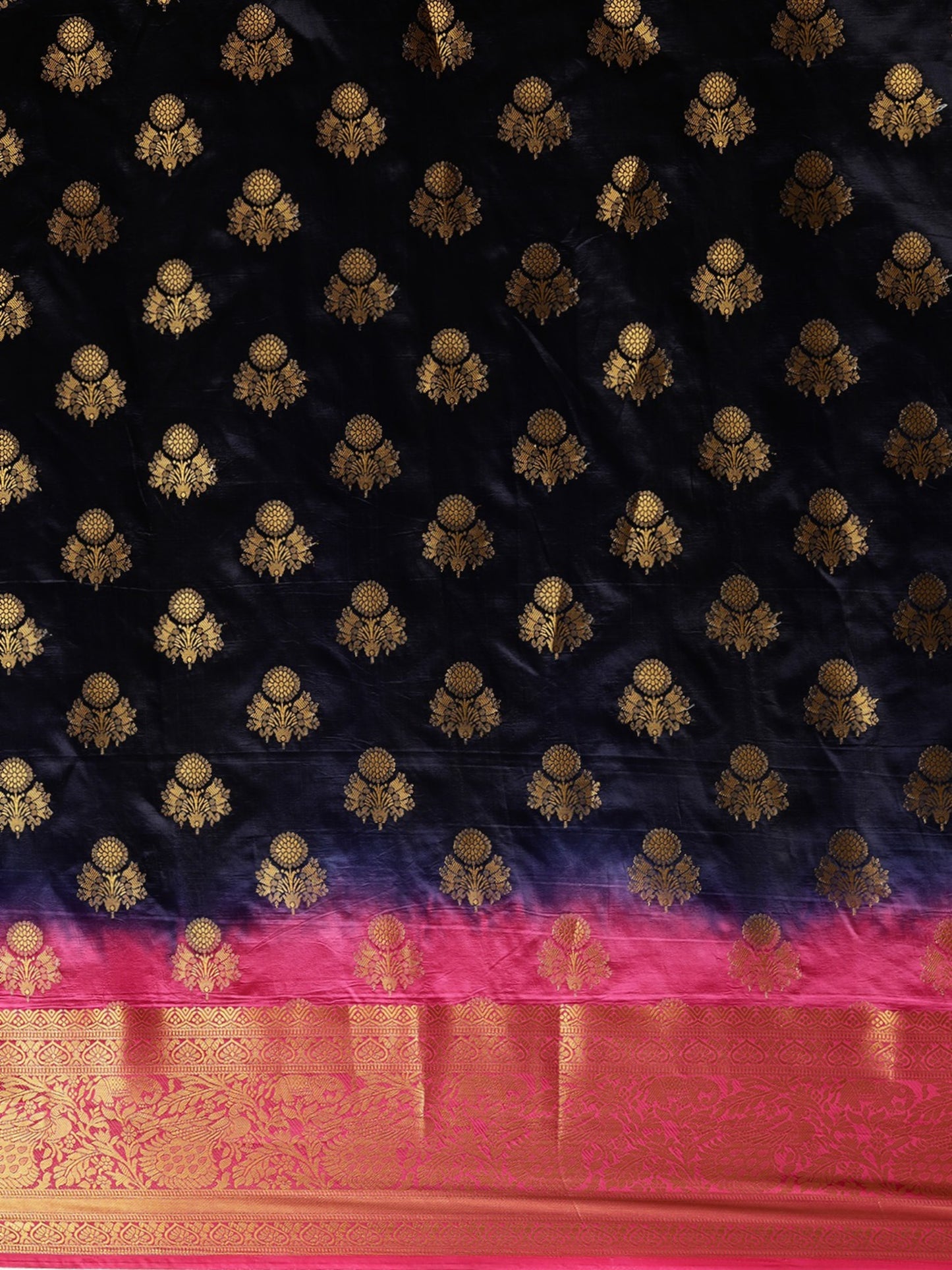 Dhiyona RV Women's Banarasi Silk With Jacquard Print Saree ( KVD685 )