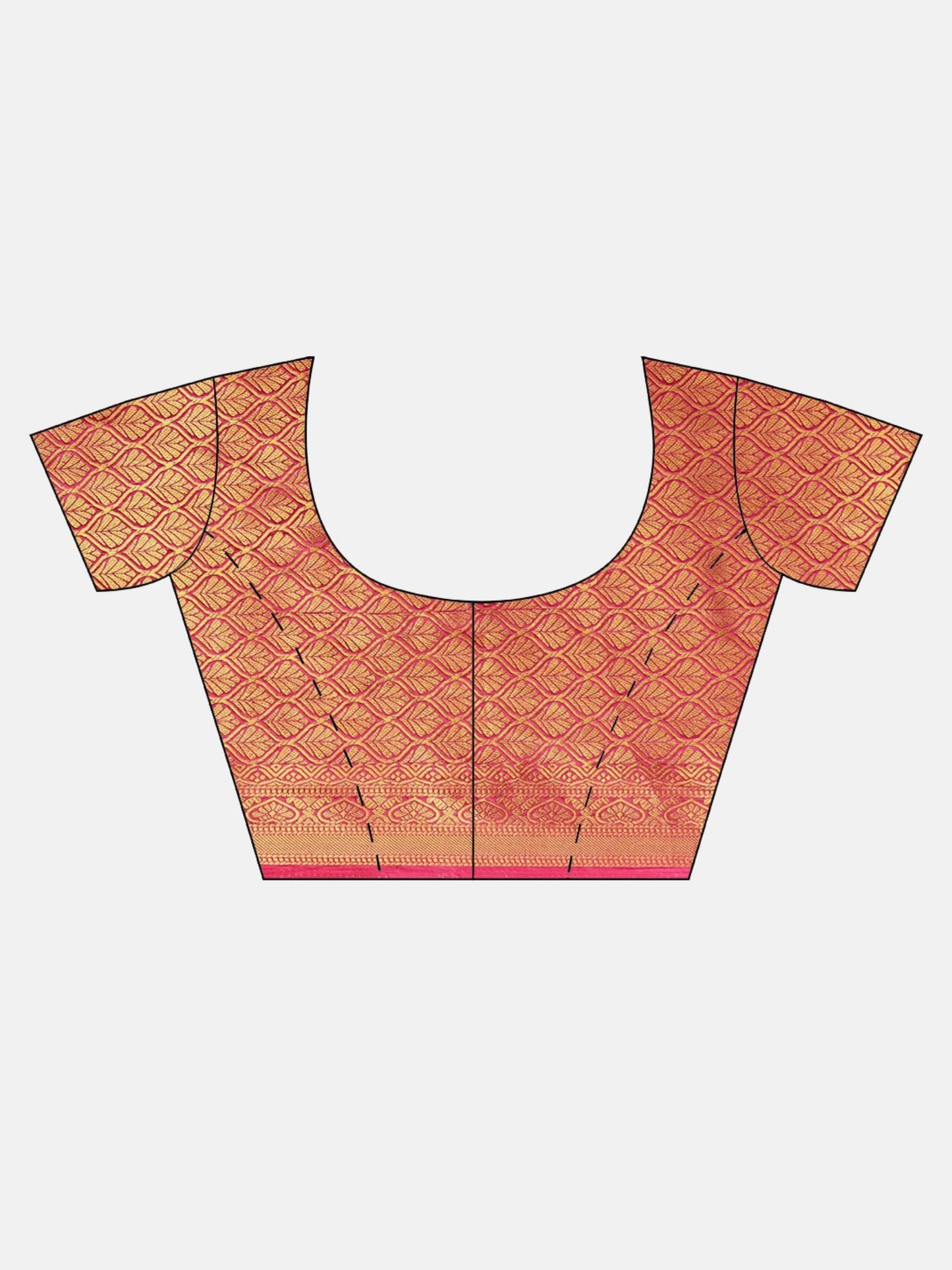 Dhiyona RV Women's Banarasi Silk With Jacquard Print Saree ( KVD685 )