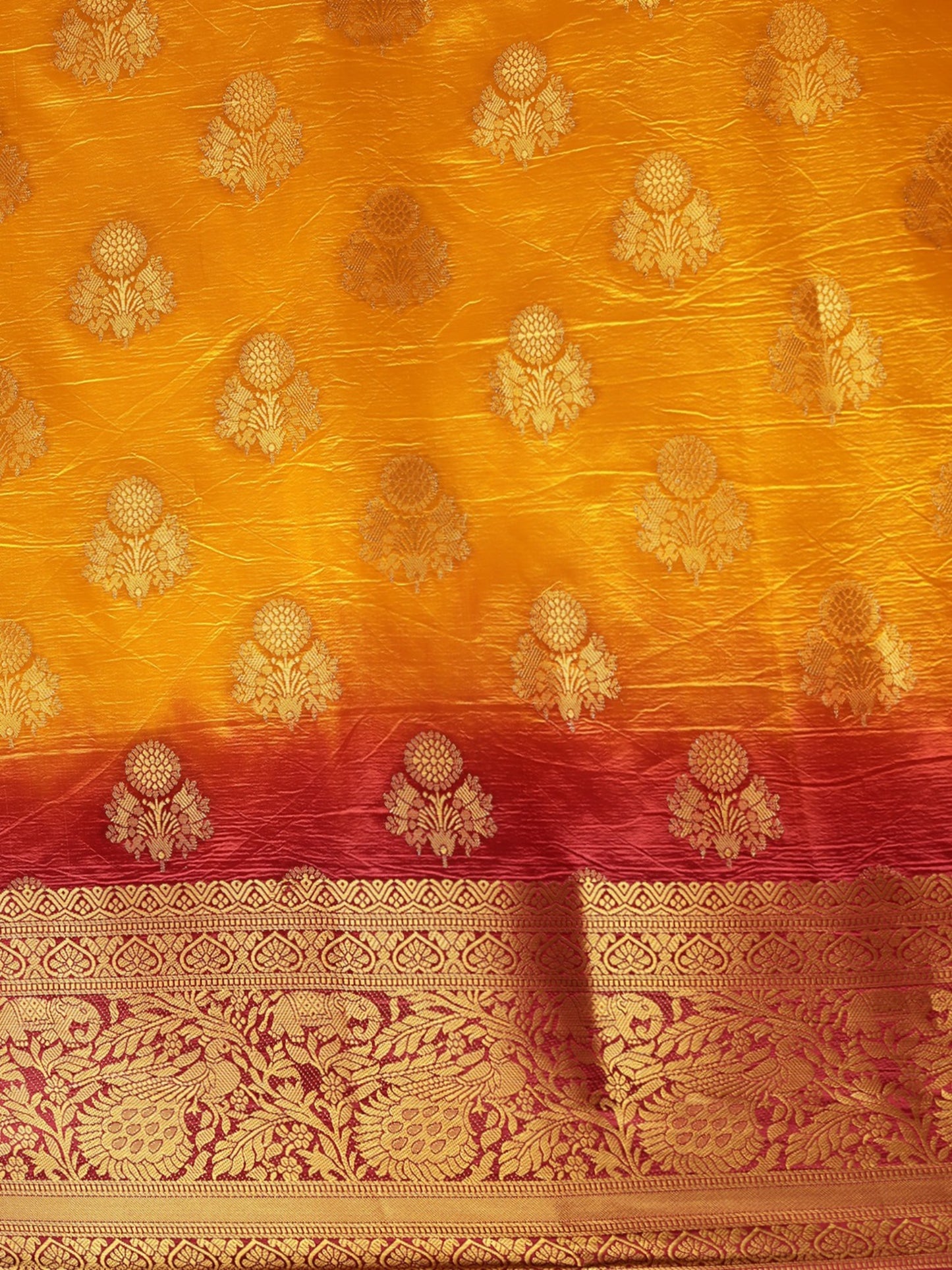 Dhiyona RV Women's Banarasi Silk With Jacquard Print Saree ( KVD686 )
