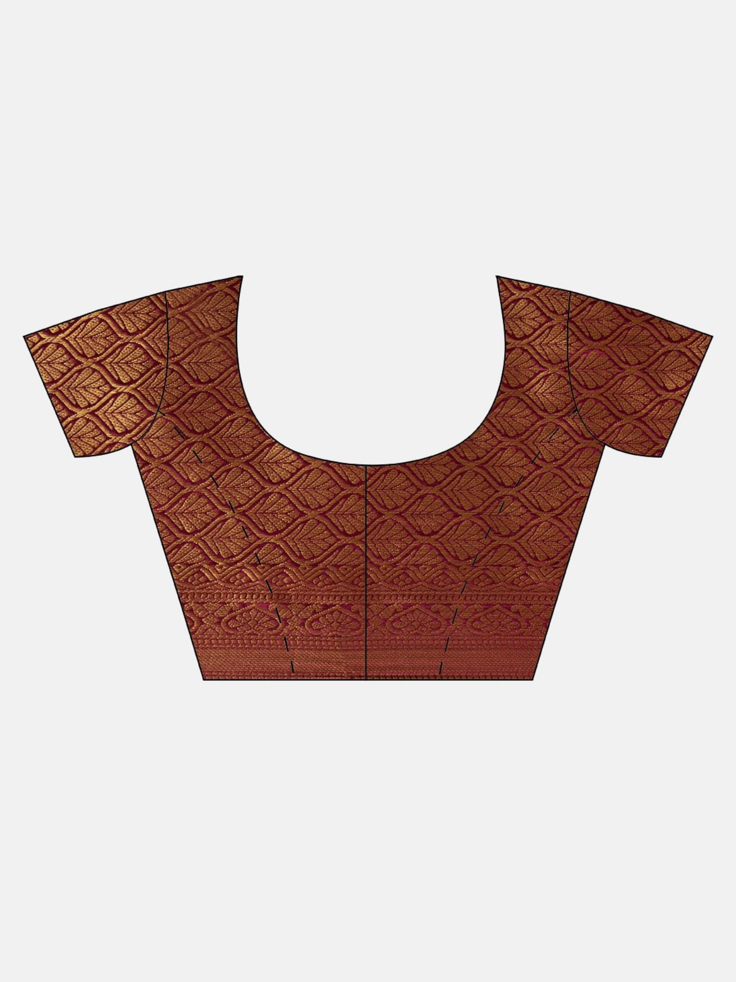 Dhiyona RV Women's Banarasi Silk With Jacquard Print Saree ( KVD687 )