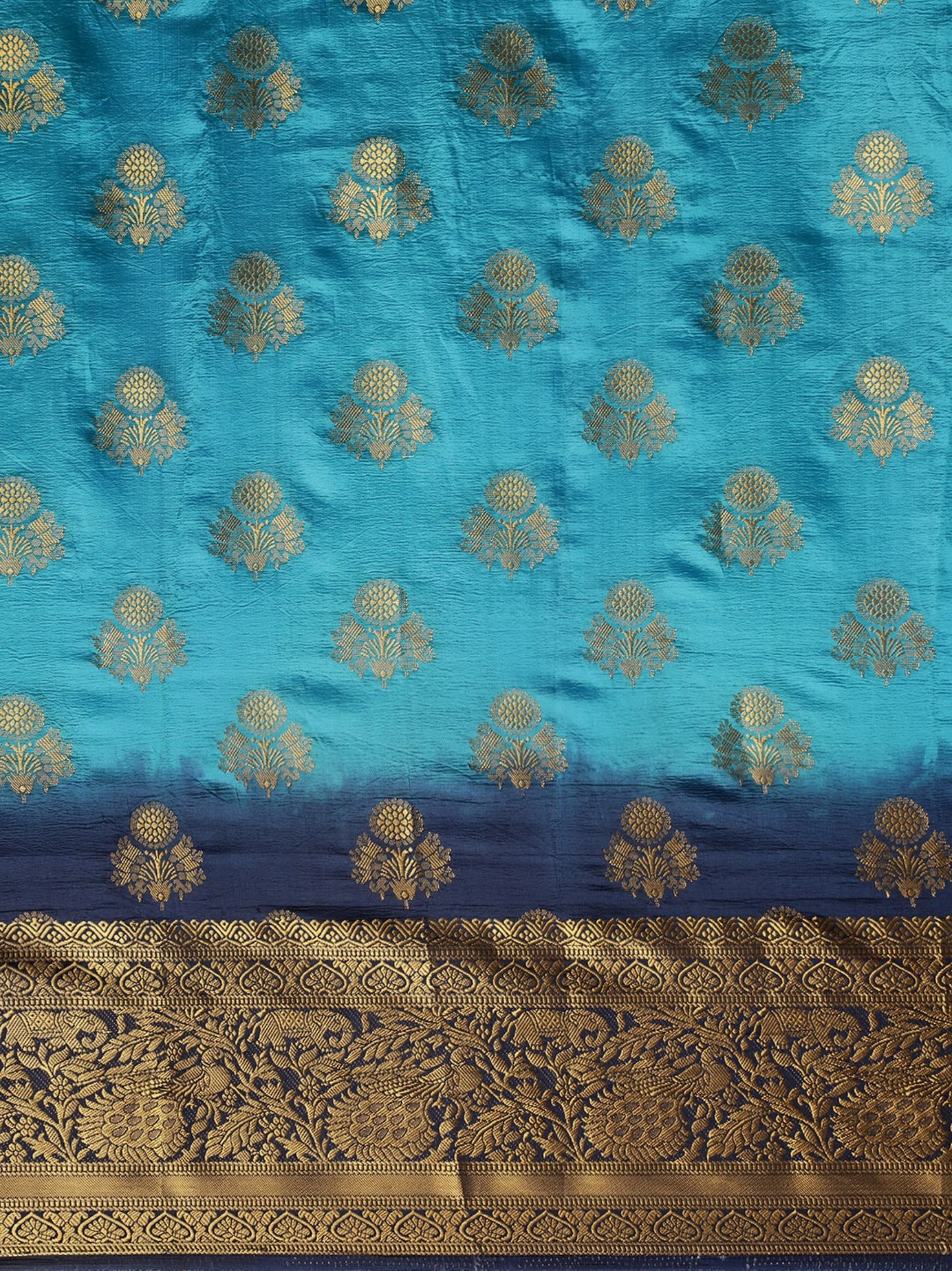 Dhiyona RV Women's Banarasi Silk With Jacquard Print Saree ( KVD688 )