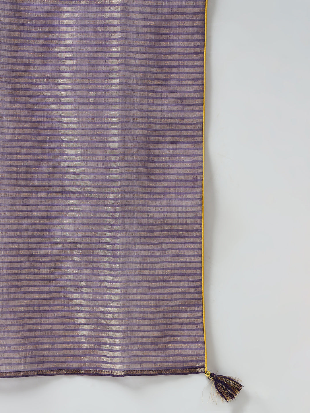 Women's Purple Chanderi A-line Kurta with Pant and Dupatta