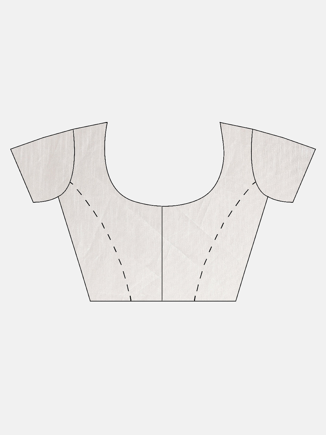 Dhiyona TI Women's Off White & Pink Floral Printed Organza Saree with Unstitched Blouse