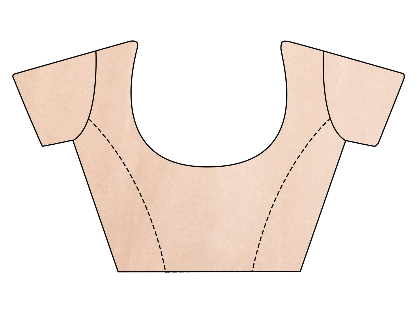 Dhiyona TI Women's Peach Designer Sequinned Kaftan Saree & Belt with Unstitched Blouse